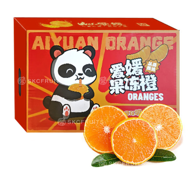 Ai Yuan Jelly Orange 爱媛果冻橙 in premium citrus packaging
