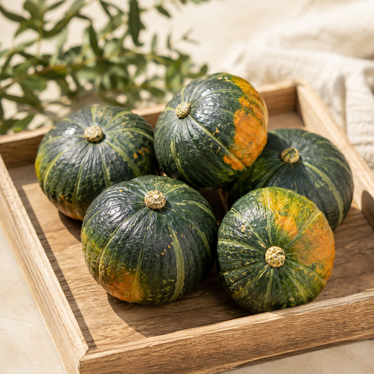 Fresh 贝贝南瓜 small pumpkin for steaming and roasting