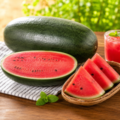 big melon for sharing with crisp sweet watermelon flesh