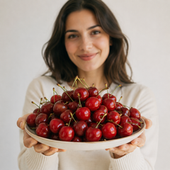 Buah cherry Gold Reserve red cherries for gifting and sharing
