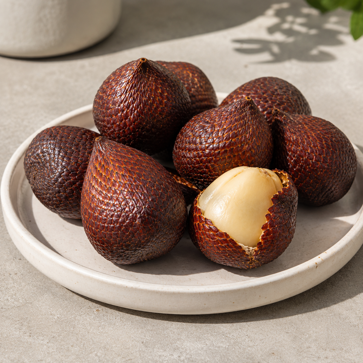 Snake fruit 蛇皮果 with sweet tangy tropical taste