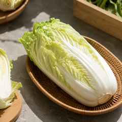 Chinese cabbage 大白菜 with juicy white ribs for soup and hotpot
