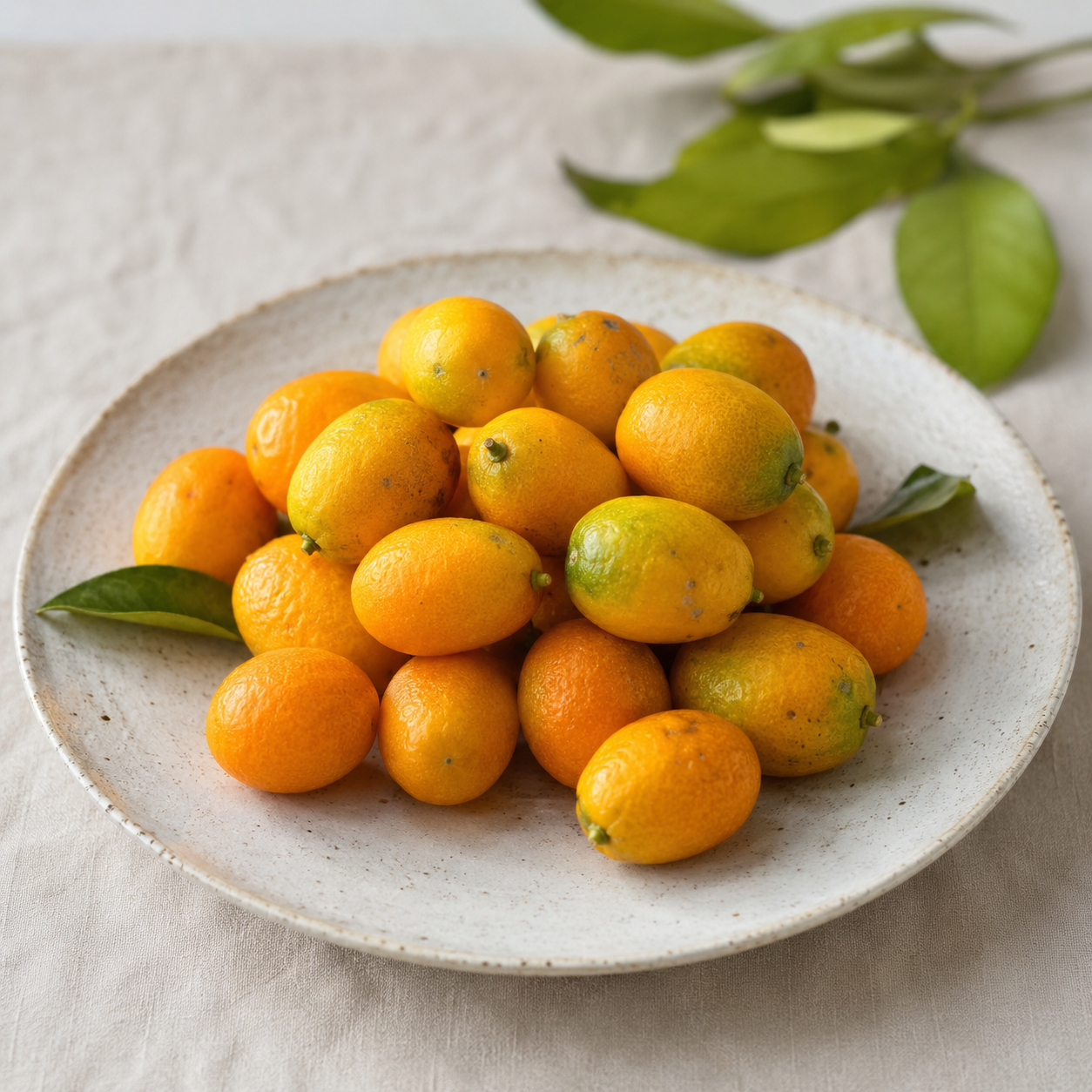 Chinese kumquat fruit pack with sweet edible peel