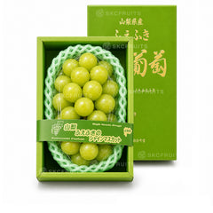 Japanese Yamanashi Fuefuki Shine Muscat Grapes Gift Box - 1 Bunch