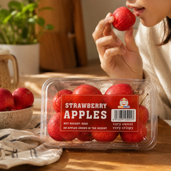 Crisp refreshing Strawberry Apple for fresh eating and fruit platters

