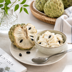 Australian custard apple with creamy sweet flesh
