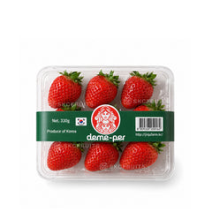 Deme-per Korean Strawberries punnet sold in Singapore by SKC Fruits