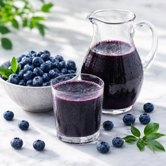 Driscoll's blueberries used for smoothies and simple desserts