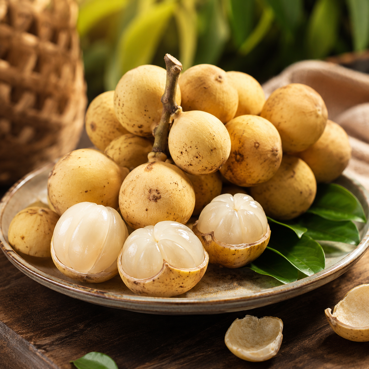 Duku langsat dokong seasonal imported tropical fruit