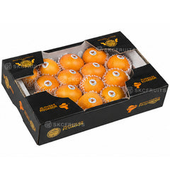 Ecuador passion fruit carton packed with orange yellow granadilla fruits