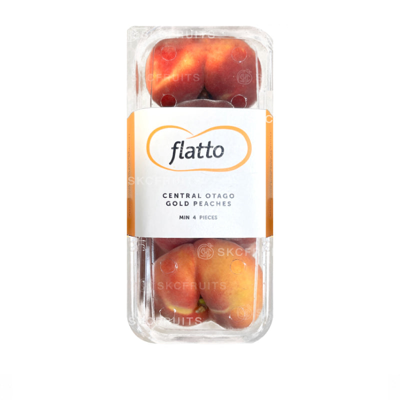 Flatto Gold Donut Peaches from Central Otago New Zealand