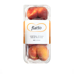 Flatto Gold Donut Peaches from Central Otago New Zealand