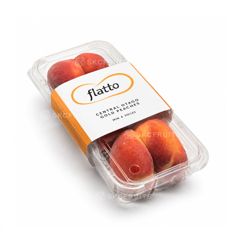 Flatto Gold Peach Singapore with yellow flesh and low acidity