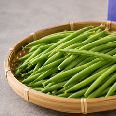 Fresh green beans in Singapore for cooking salads and soups