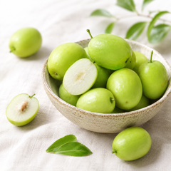 Fresh jujube fruit also known as green jujube fruit