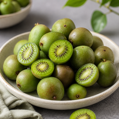 Imported fresh kiwiberries for bite-sized snacking