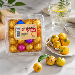 Gold wrapped kumquat pack for Chinese New Year in Singapore