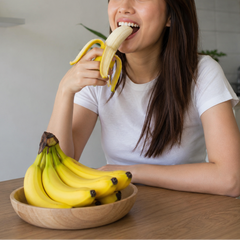 Philippine yellow banana with sweet cream coloured flesh
