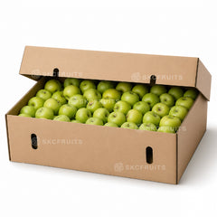 Fresh Granny Smith green apples carton in Singapore for eating juicing and baking
