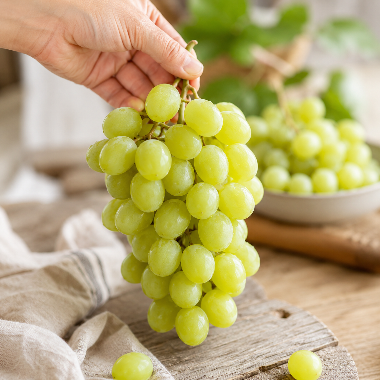 Grapes Singapore Autumn Crisp grapes with crisp juicy texture
