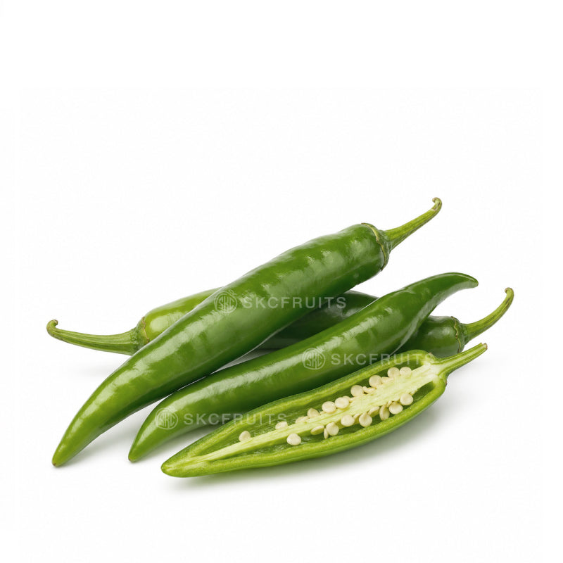 Green chilli also searched as green pepper for Asian cooking