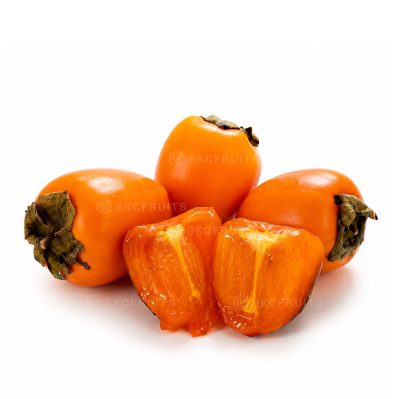 Hachiya persimmon that should be eaten fully ripe and spoon-soft