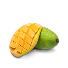 Harum Manis Mango with green skin and sweet fragrant flesh