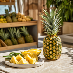 Honey pineapple from Taiwan with sweet low-acid flavour