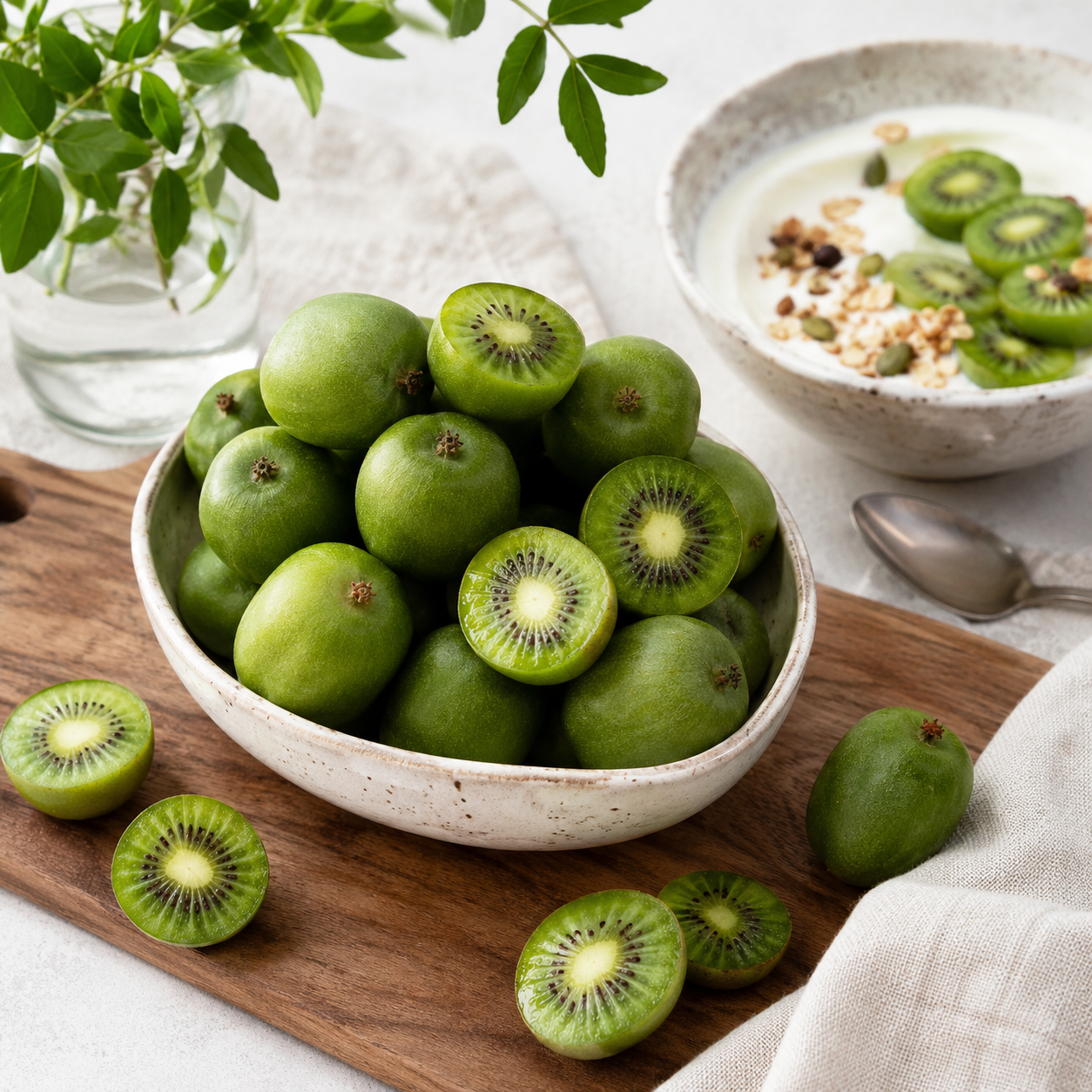 How to eat kiwi berries whole without peeling
