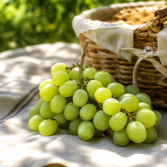 Cotton Candy grapes served chilled for fresh snacking

