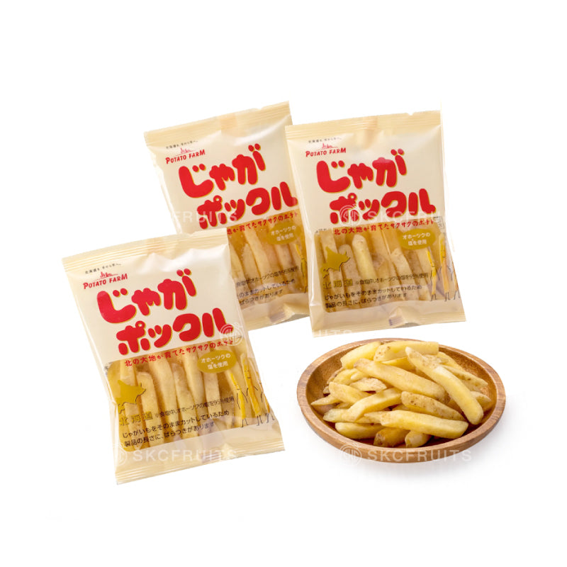 Jaga Pokkuru potato sticks Singapore Japanese snack with crispy fries texture