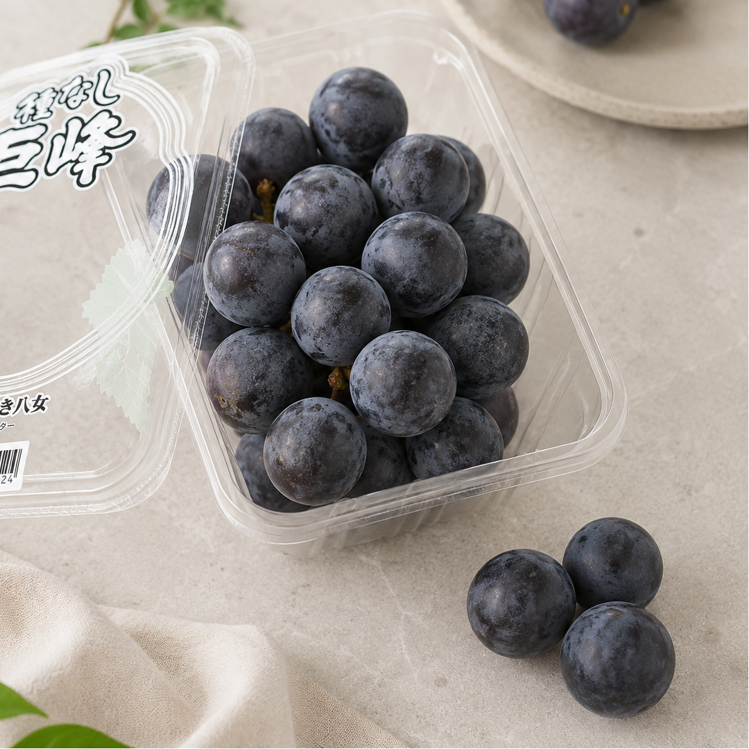 Japan Kyoho black grapes for Singapore delivery