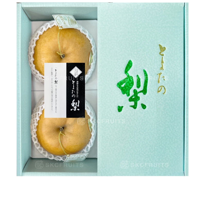 Japan Toyota Atago Pear gift box also known as とよたの梨 愛宕梨