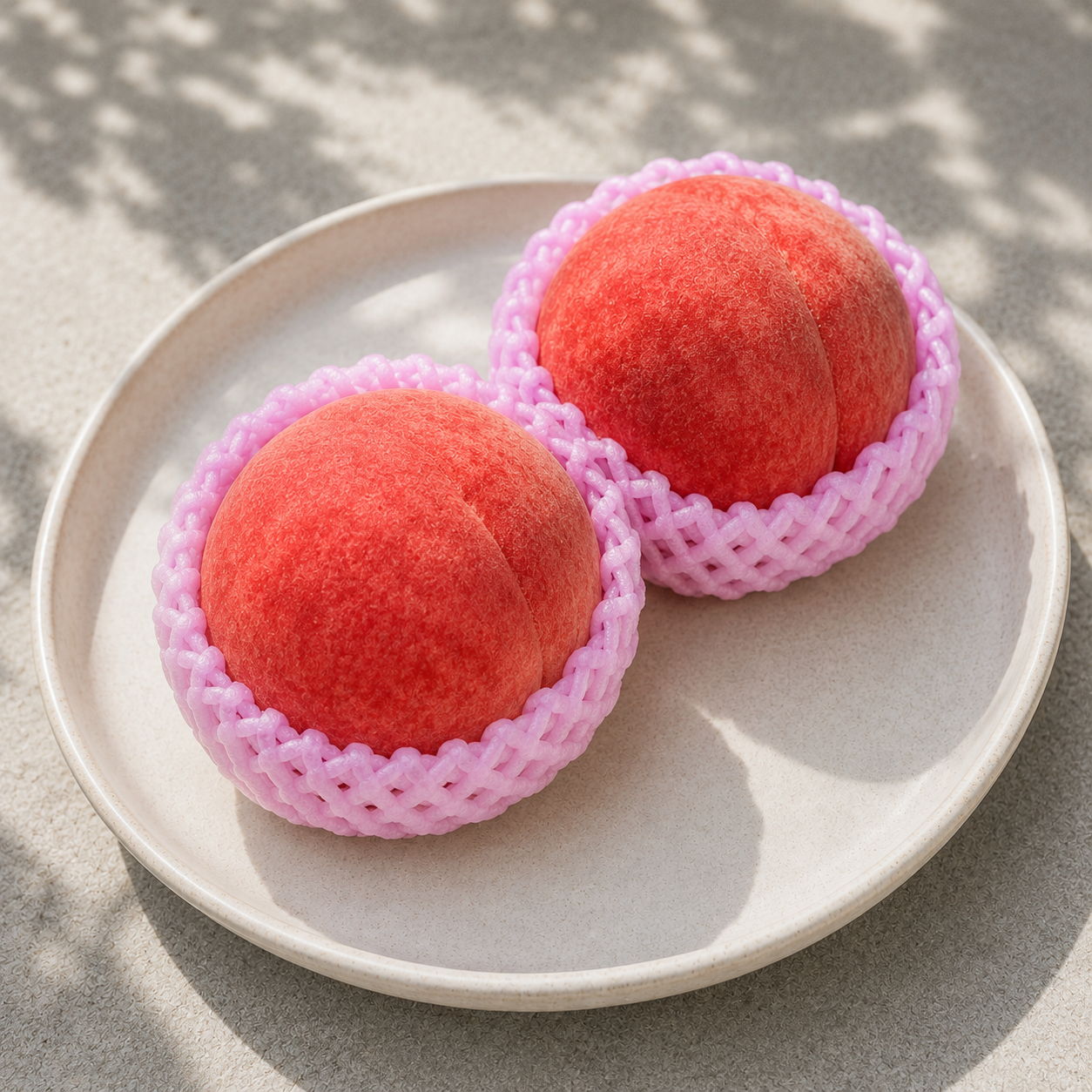 Japan white peach Singapore small pack under 10 dollars per peach