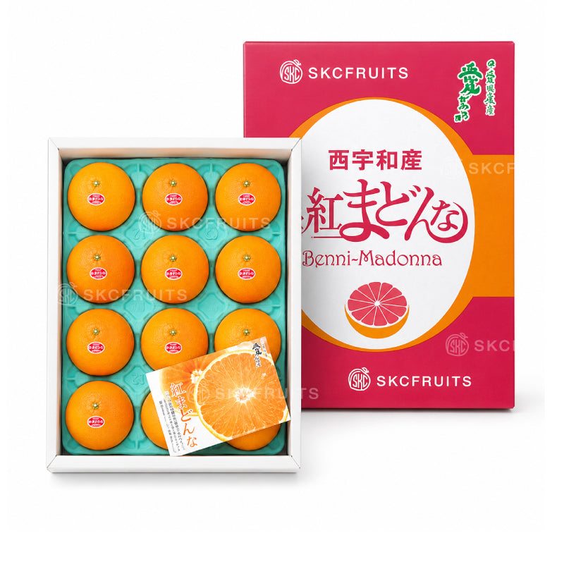 Japanese Beni Madonna Orange from Nishi-Uwa Ehime in premium gift box