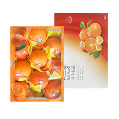 Jeju Korea Red Hyang Mandarin Orange in premium citrus packaging
