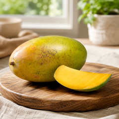 Kim Leng Gold Mango with large size and light yellow ripe skin
