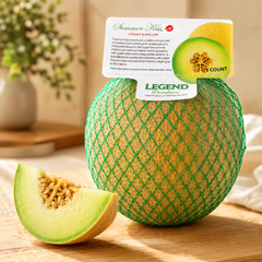 Kiss Melon with creamy green flesh and gentle floral aroma