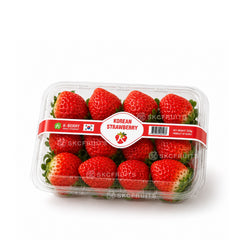 Fresh Korean strawberry punnet with sweet K-BERRY strawberries