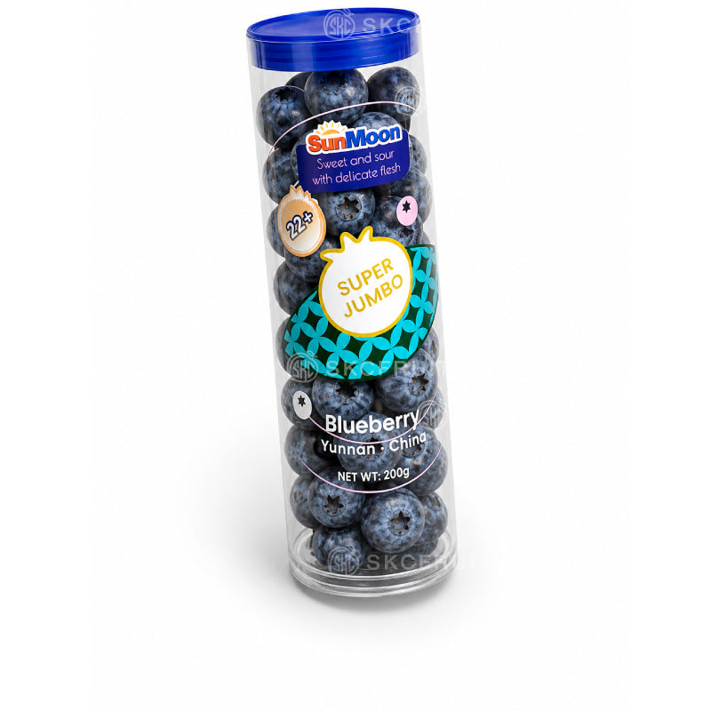 Large Yunnan jumbo blueberries with firm texture