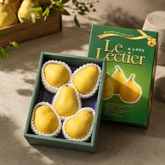Le Lectier pear gift box for fresh eating and elegant gifting