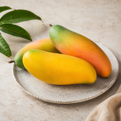 Mahachanok Rainbow Mango with elongated curved shape