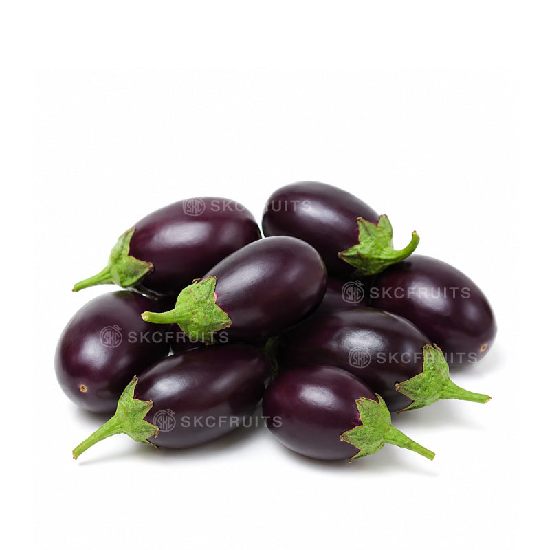 Malaysia Mini Eggplant with glossy purple skin for quick cooking