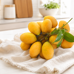 mini mango and Mango Plum tropical fruit with edible skin
