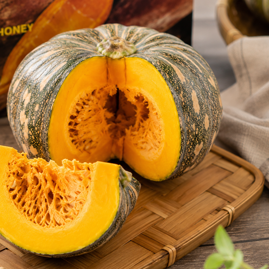 Fresh mini pumpkin for Chinese pumpkin soup and stir fry
