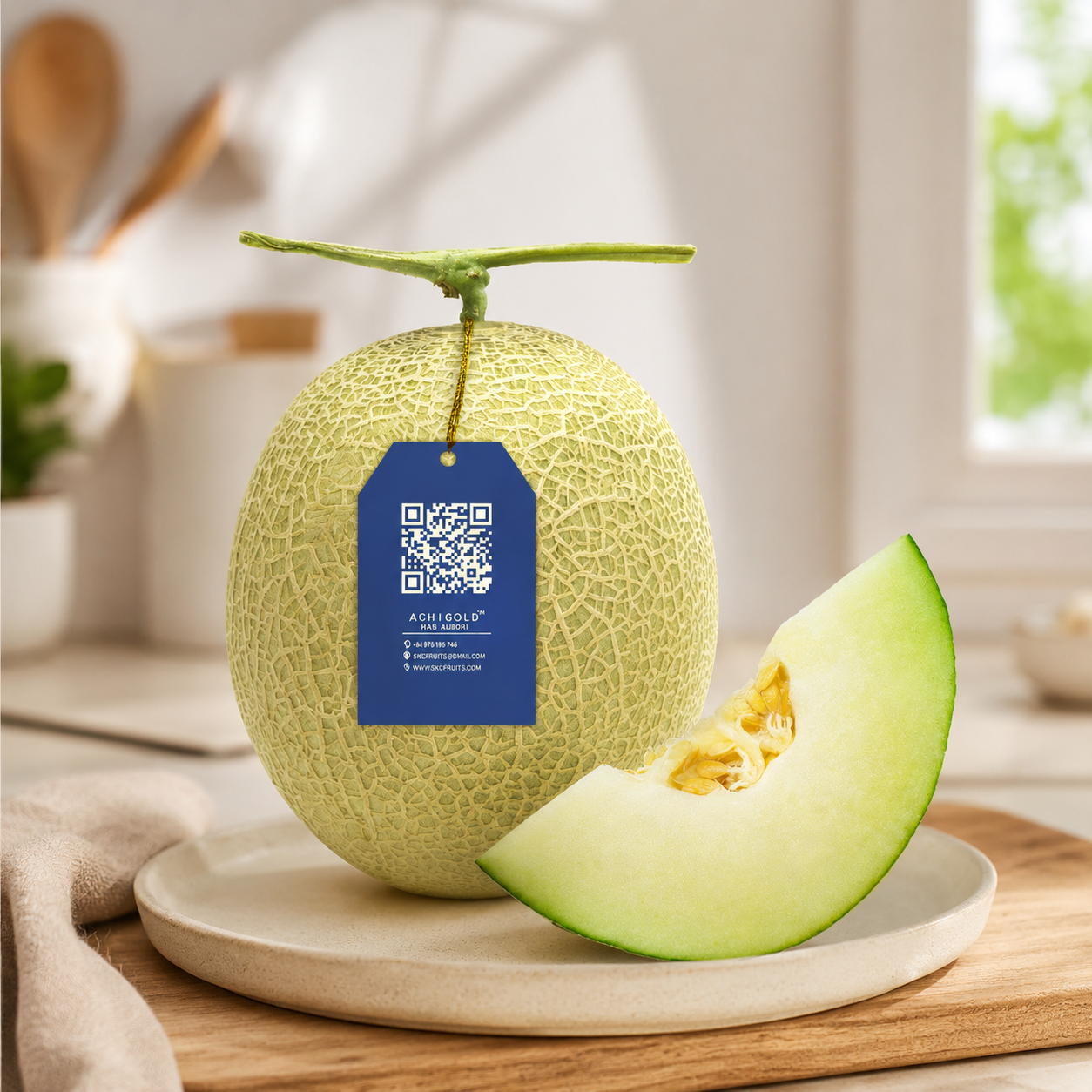 Musk melon Singapore option with soft fragrant Malaysia melon flesh
