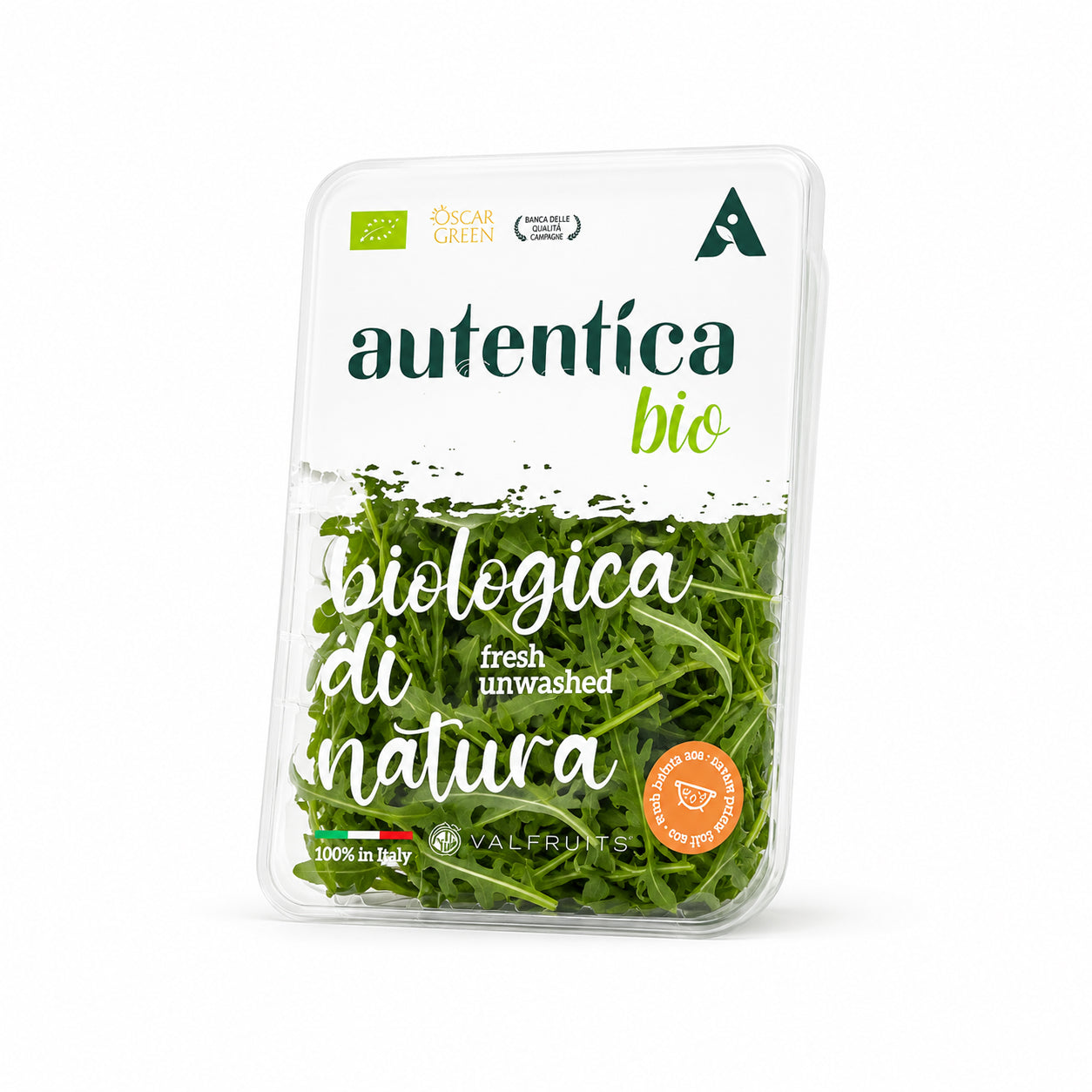 Organic arugula leaves with peppery flavour for salads and sandwiches