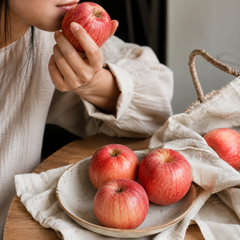 Sweet crisp organic gala apples for lunch boxes and fresh eating
