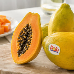 Papaya fruit breakfast bowl with fresh Hawaiian Papaya slices