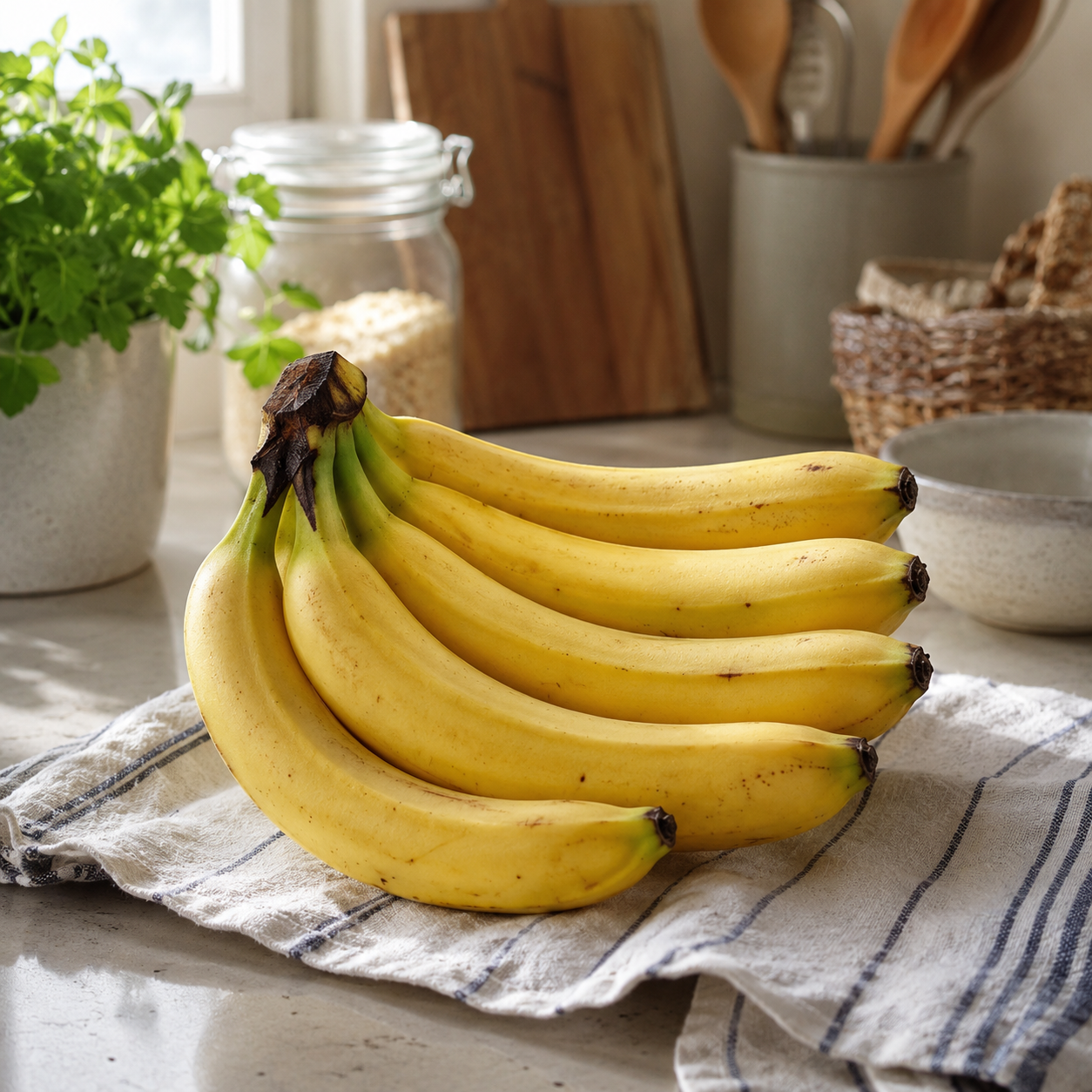 Golden banana fruit for breakfast smoothies and lunch boxes